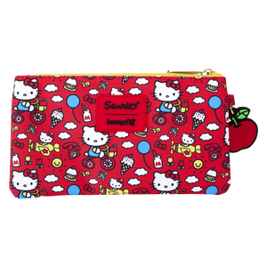 Loungefly x Sanrio: Hello Kitty 50th Anniversary Zipper Pouch Wristlet