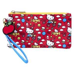 Loungefly x Sanrio: Hello Kitty 50th Anniversary Zipper Pouch Wristlet