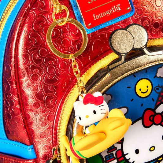 Sanrio Hello Kitty 50th Anniversary Airplane Keychain