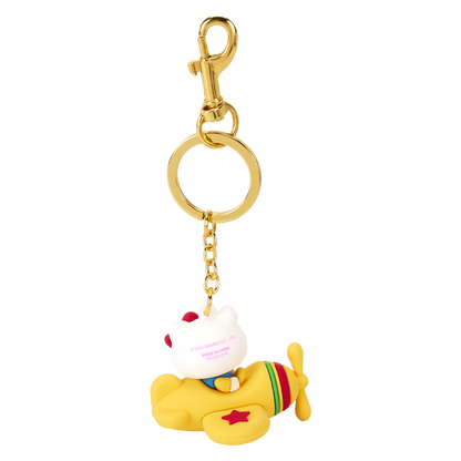 Sanrio Hello Kitty 50th Anniversary Airplane Keychain
