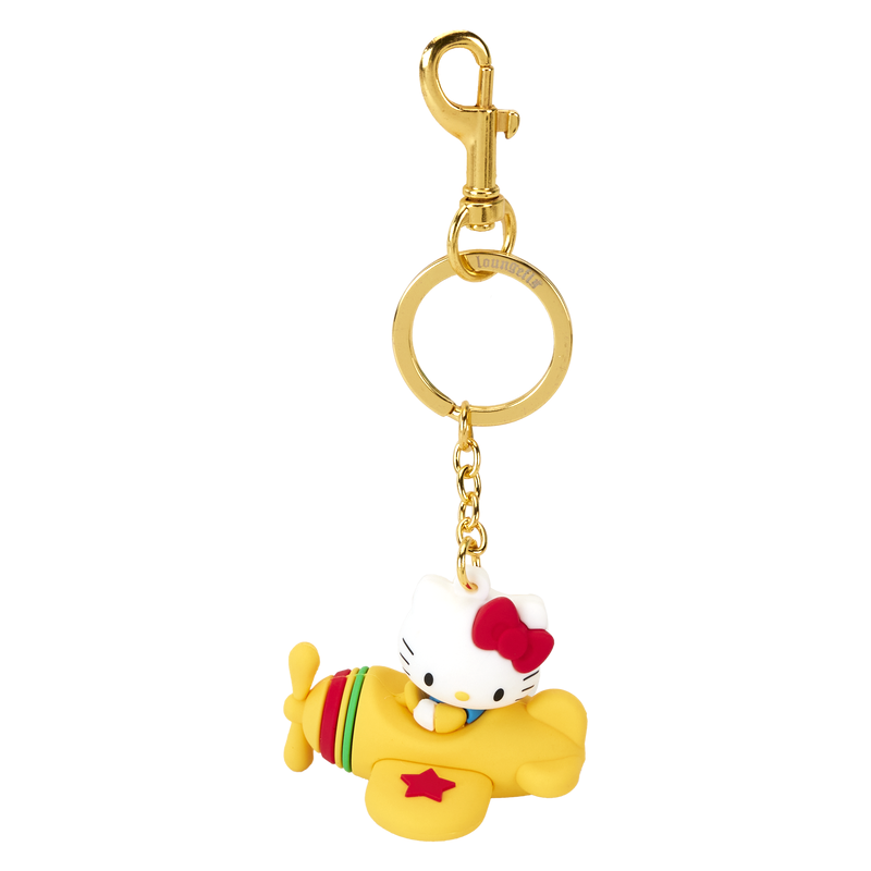 Sanrio Hello Kitty 50th Anniversary Airplane Keychain