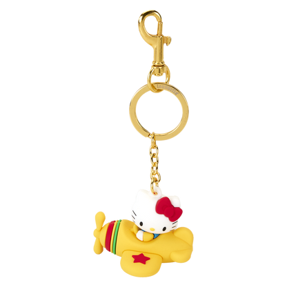 Sanrio Hello Kitty 50th Anniversary Airplane Keychain