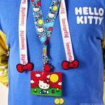 Loungefly x Sanrio: Hello Kitty 50th Anniversary Lanyard with Cardholder