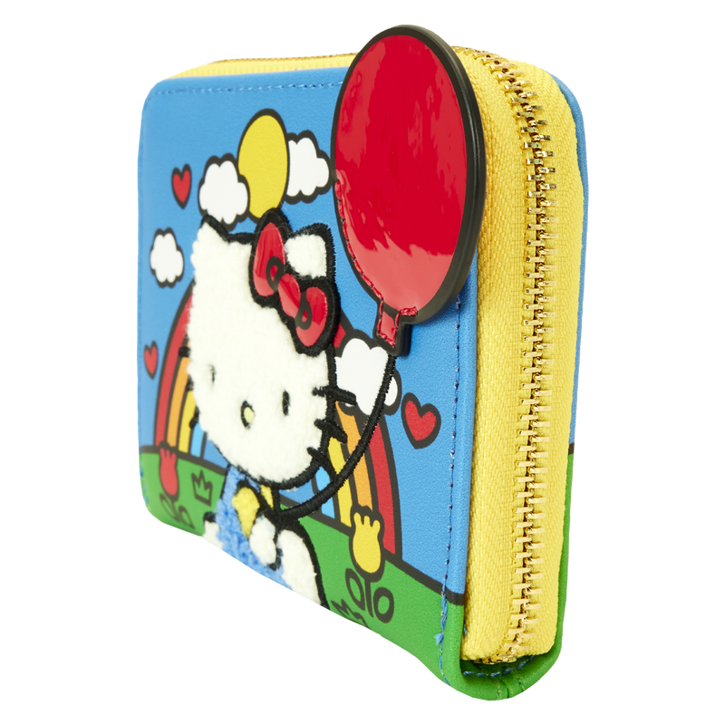 Sanrio Hello Kitty 50th Anniversary Chenille Zip Around Wallet
