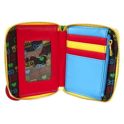 Sanrio Hello Kitty 50th Anniversary Chenille Zip Around Wallet
