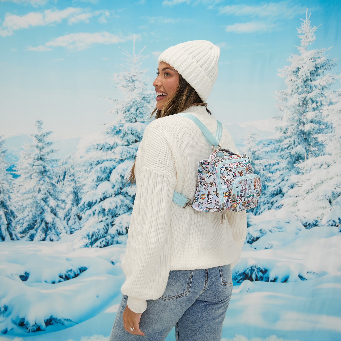 Tokidoki Snow Day Bestie Small Backpack/Messenger Bag [3]