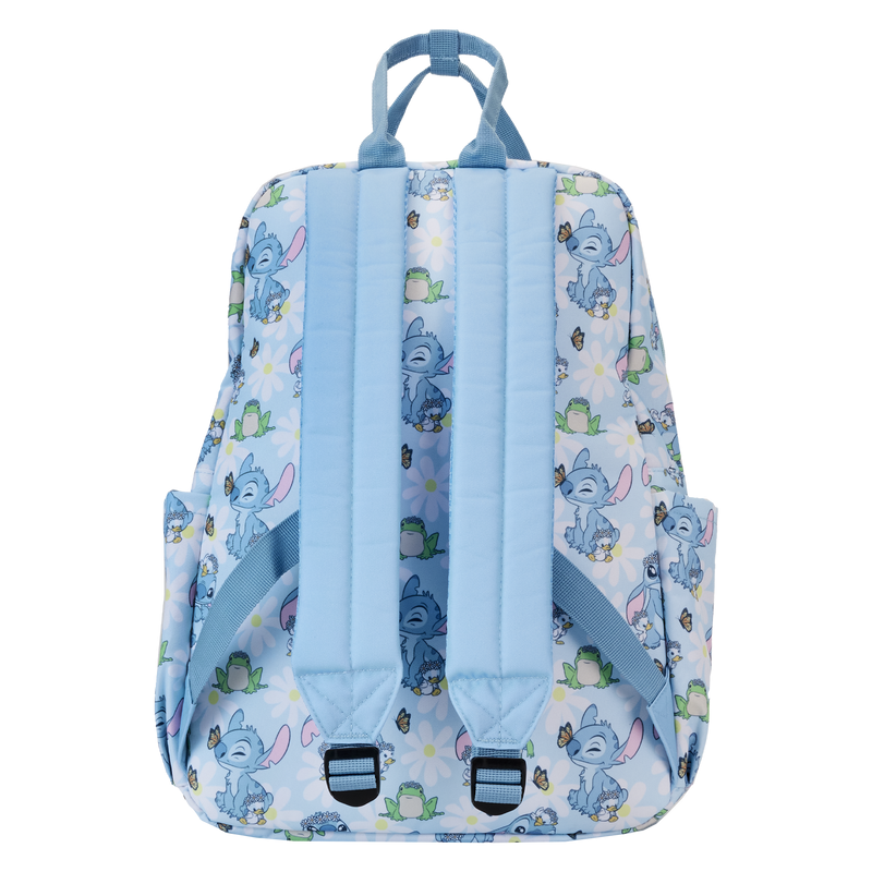 Loungefly x Disney: Stitch Springtime Daisy AOP Nylon Backpack