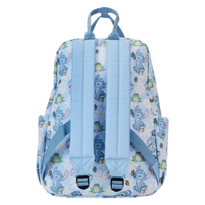 Loungefly x Disney: Stitch Springtime Daisy AOP Nylon Backpack