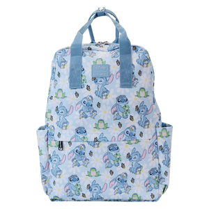 Loungefly x Disney: Stitch Springtime Daisy AOP Nylon Backpack