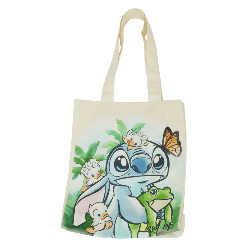 Disney Stitch Springtime Daisy Tote Bag