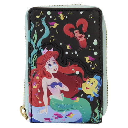 Loungefly x Disney: The Little Mermaid 35th Anniversary Accordion Zip Around Wallet