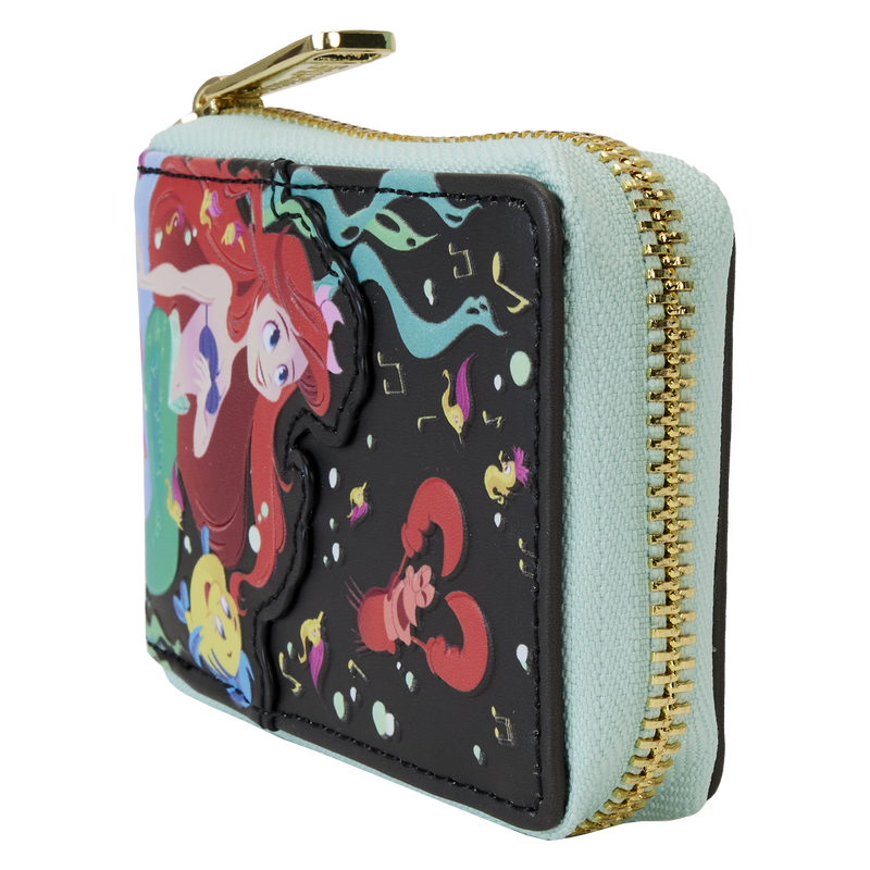 Loungefly x Disney: The Little Mermaid 35th Anniversary Accordion Zip Around Wallet