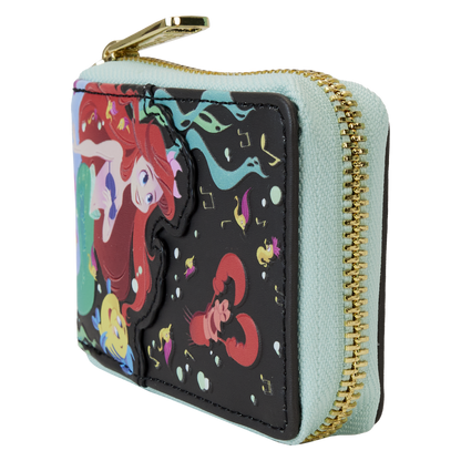 Loungefly x Disney: The Little Mermaid 35th Anniversary Accordion Zip Around Wallet