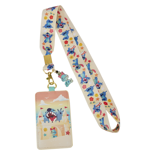 Disney Stitch Sandcastle Lanyard