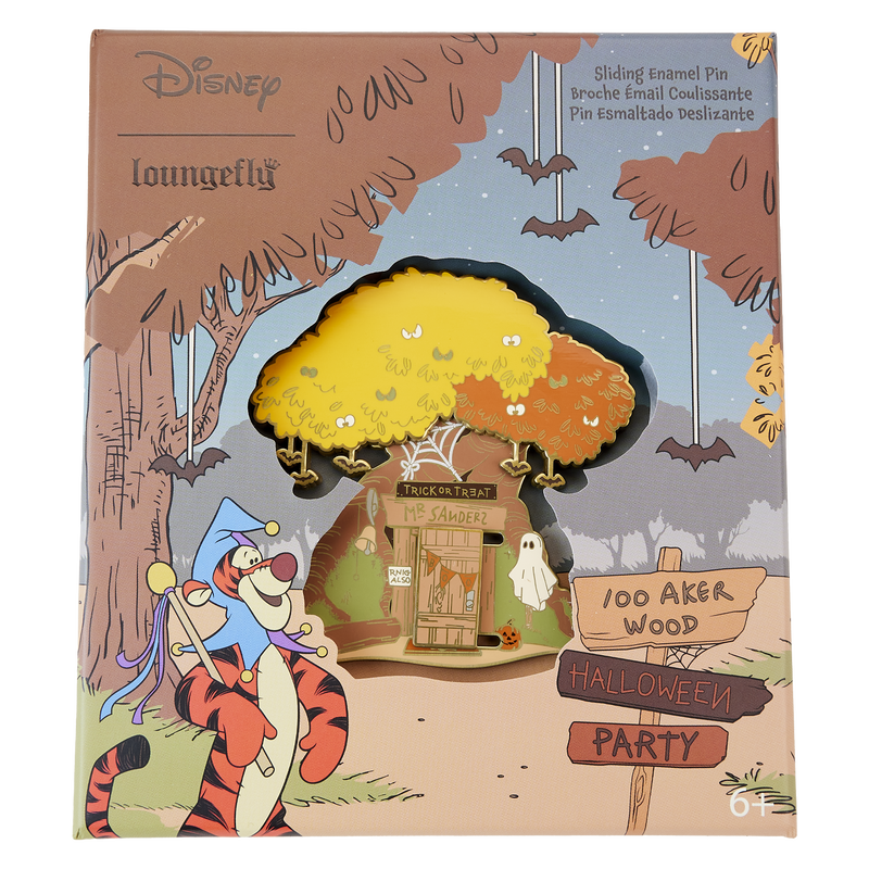 Disney Winnie the Pooh Halloween Costume 3" Sliding Pin Collector Box