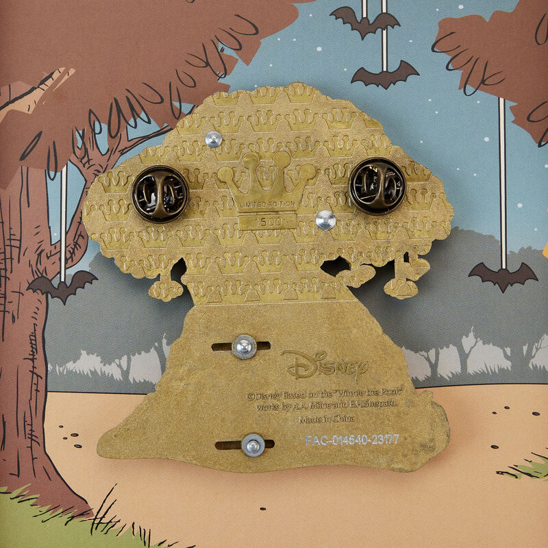 Disney Winnie the Pooh Halloween Costume 3" Sliding Pin Collector Box