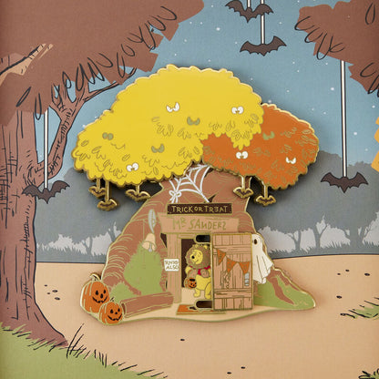 Disney Winnie the Pooh Halloween Costume 3" Sliding Pin Collector Box
