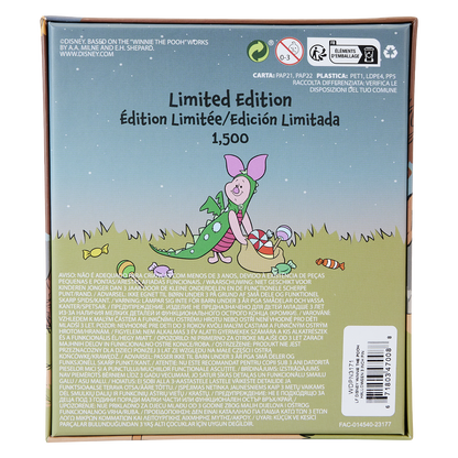 Disney Winnie the Pooh Halloween Costume 3" Sliding Pin Collector Box