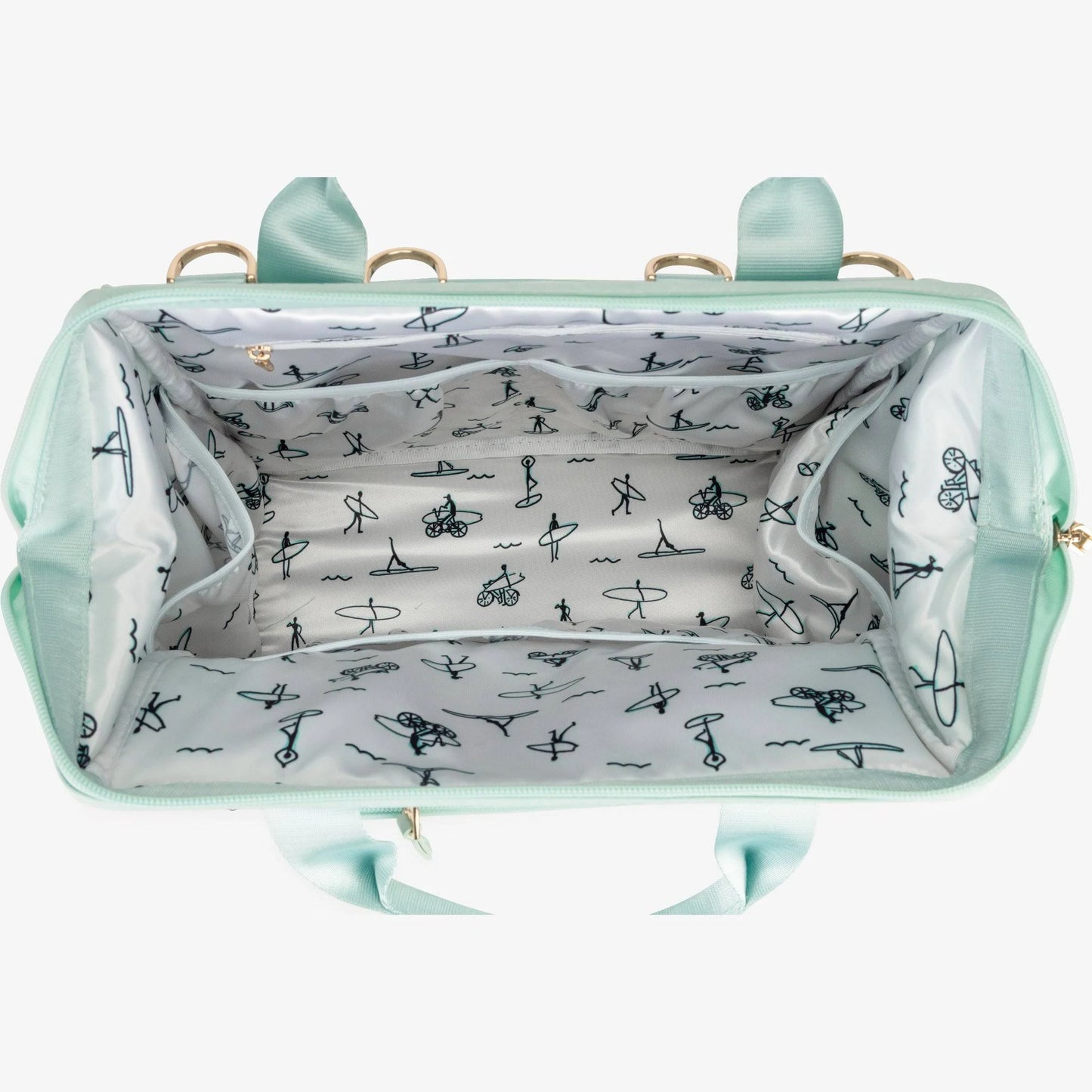 Jujube MBoss Stay Salty Seafoam Dr. BFF Diaper/Travel Bag