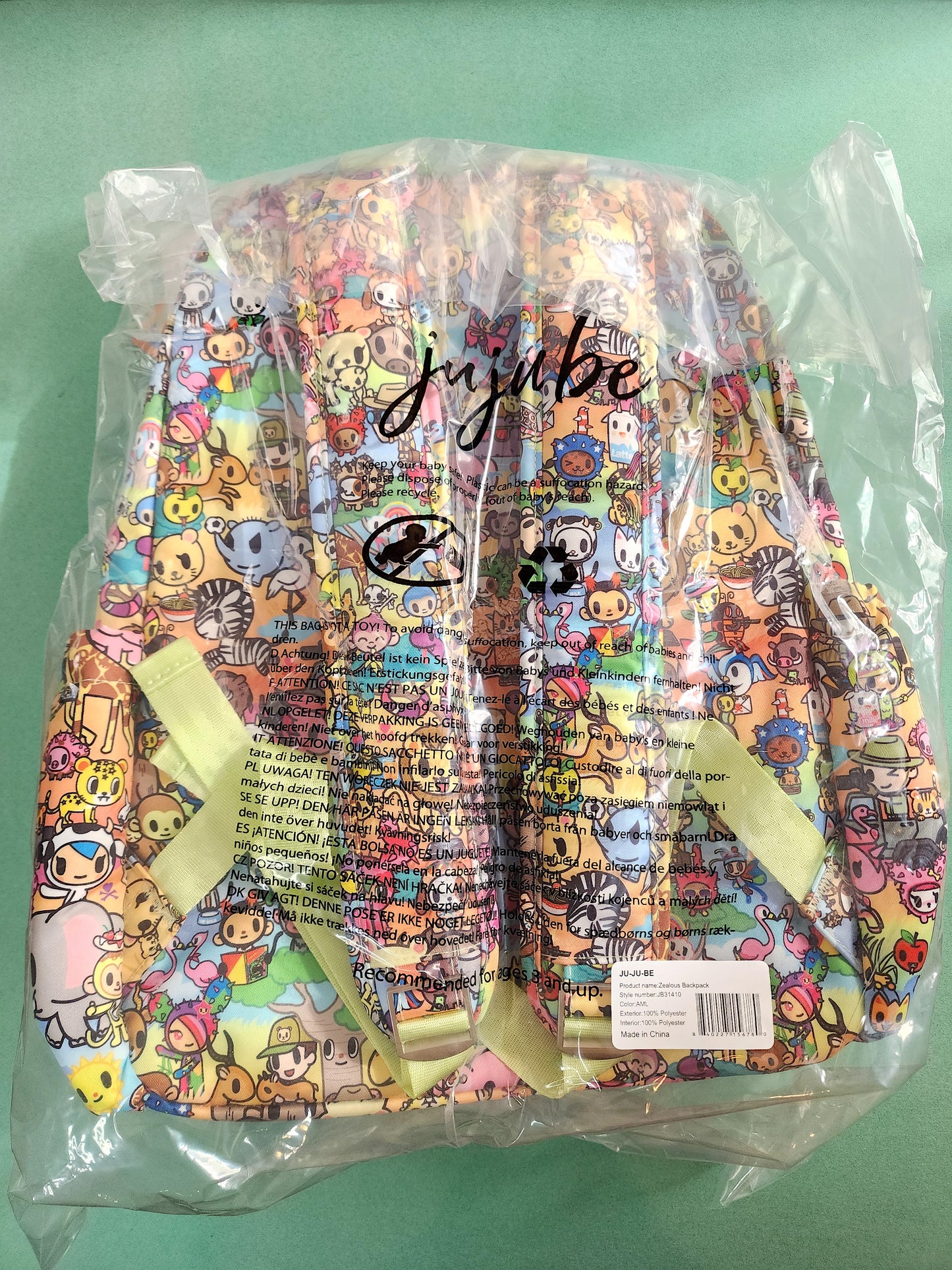 Tokidoki Animalini 2.0 Zealous Backpack [B]