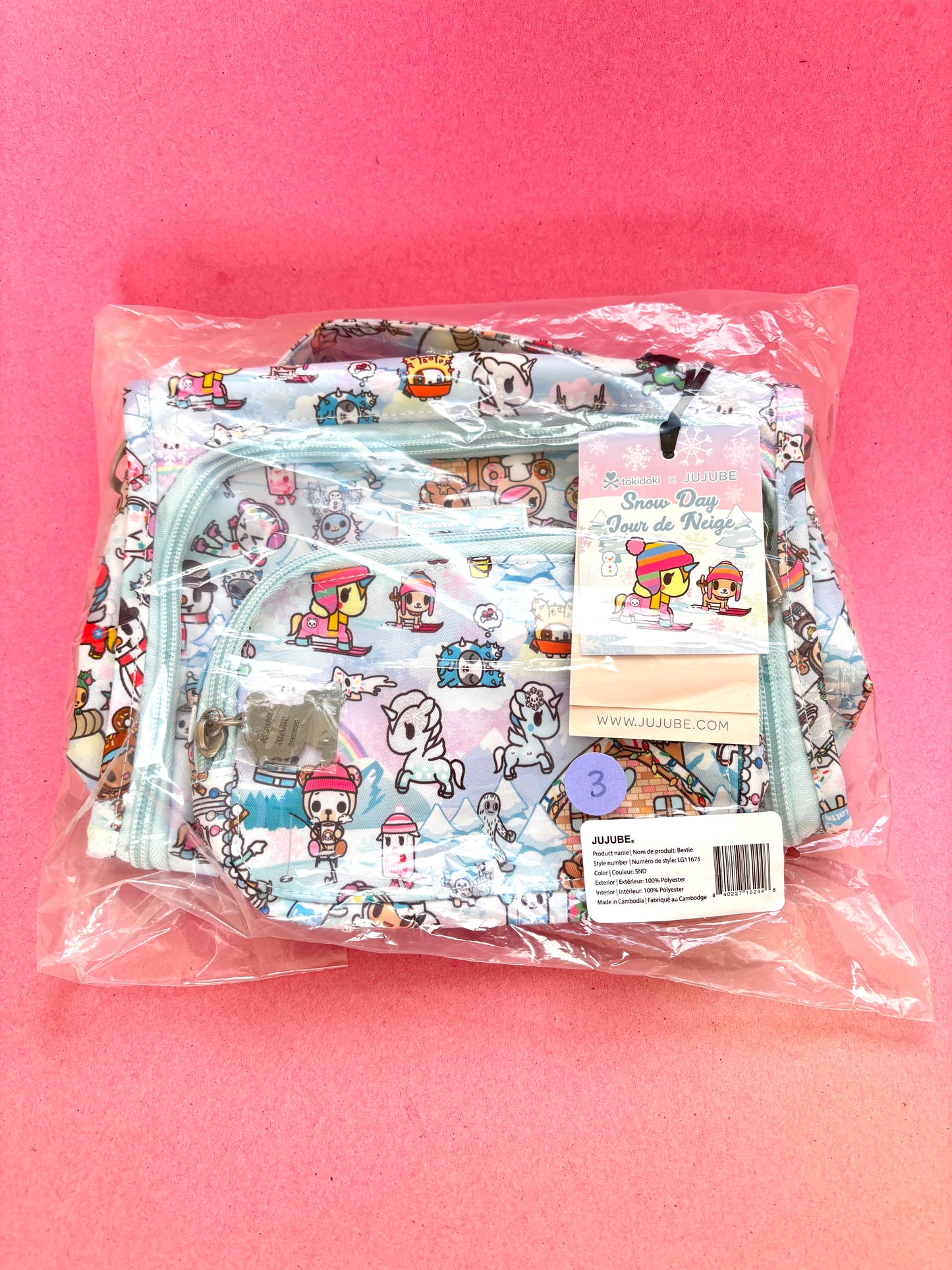 Tokidoki Snow Day Bestie Small Backpack/Messenger Bag [3]