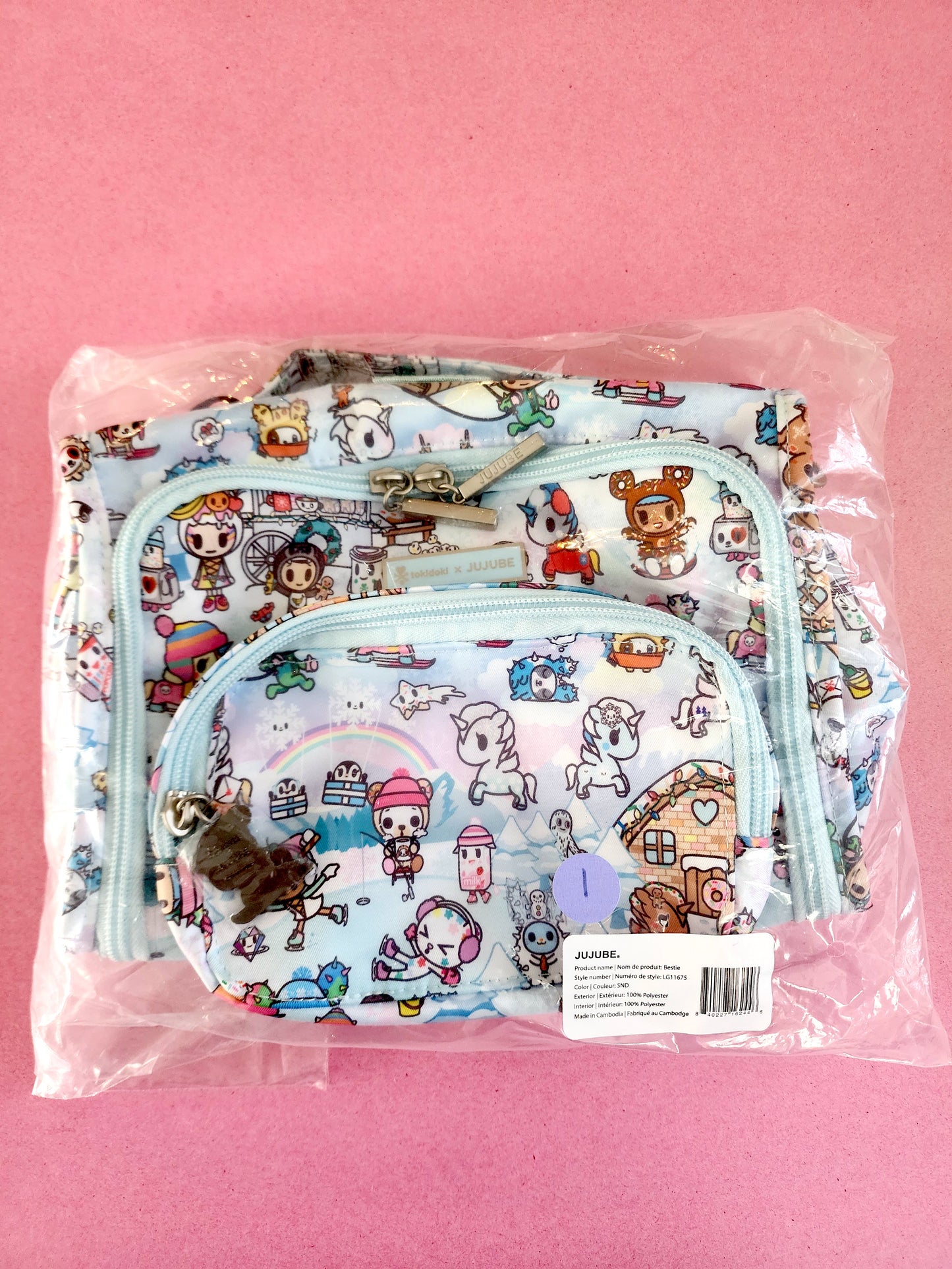 Tokidoki Snow Day Bestie Small Backpack/Messenger Bag [1]