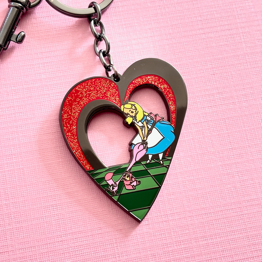 Disney Alice in Wonderland Croquet Keychain