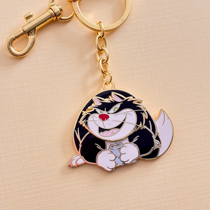 Disney Cinderella Lucifer Cat Keychain