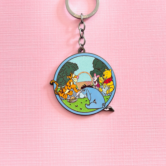 Disney Winnie the Pooh Picnic Keychain