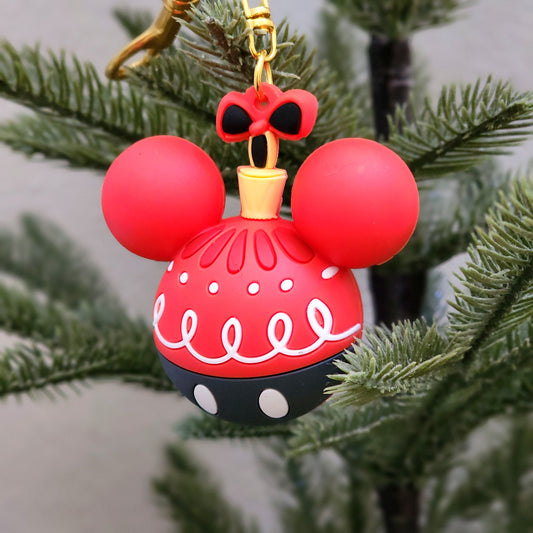 Disney Mickey Ornament 3D Molded Keychain