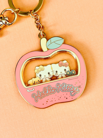 Sanrio Hello Kitty Carnival Apple Keychain
