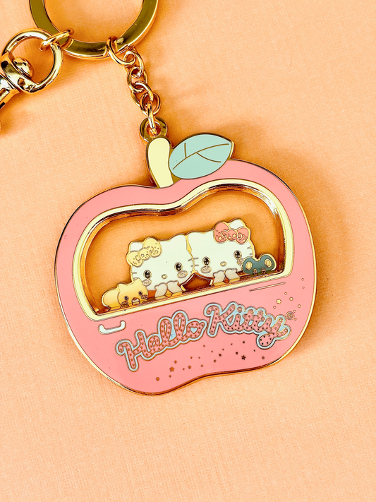 Sanrio Hello Kitty Carnival Apple Keychain