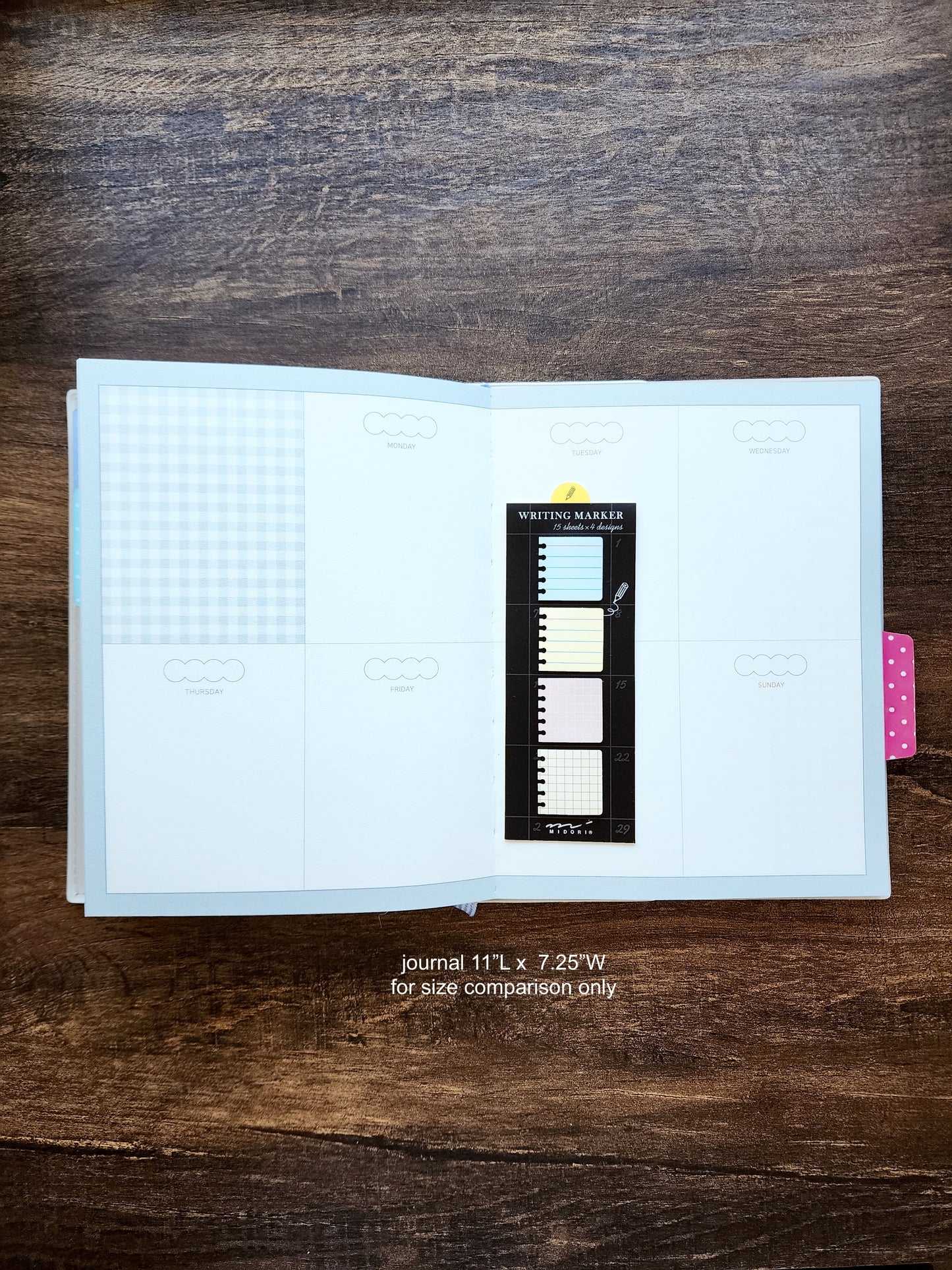 MIDORI Writing Marker Sticky Notes: Memo