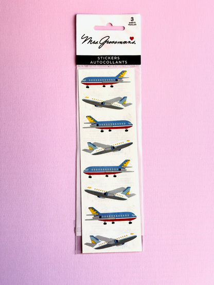 Mrs. Grossman's Stickers: Airliners