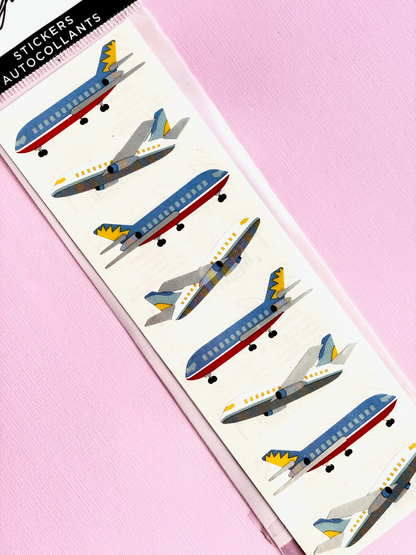 Mrs. Grossman's Stickers: Airliners
