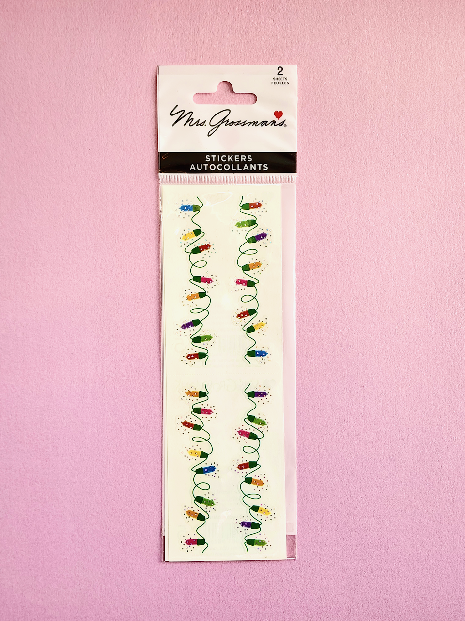 Mrs. Grossman's Stickers: Christmas Twinkle Lights