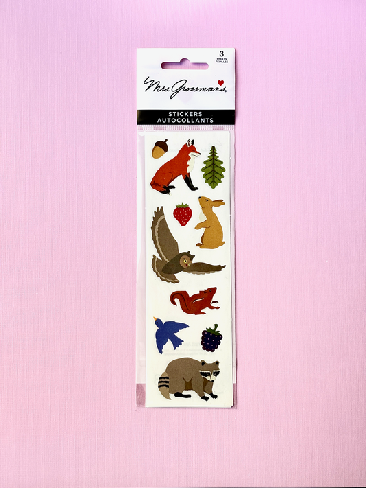 Mrs. Grossman's Stickers: Forest Animals