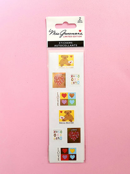 Mrs. Grossman's Stickers: Limited Edition Love Stamps
