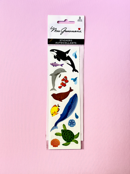 Mrs. Grossman's Stickers: Ocean Life