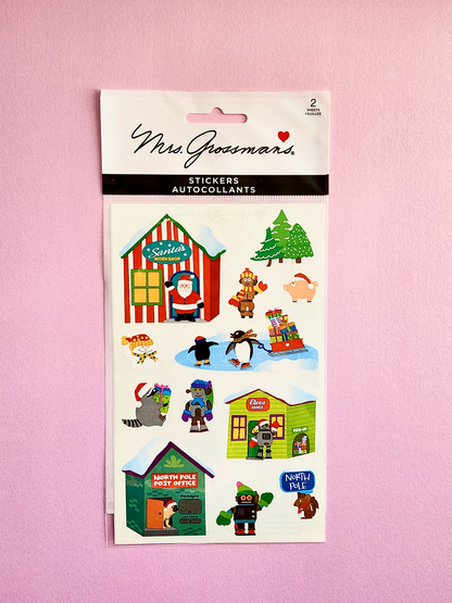 Mrs. Grossman's Stickers: Santa's Village