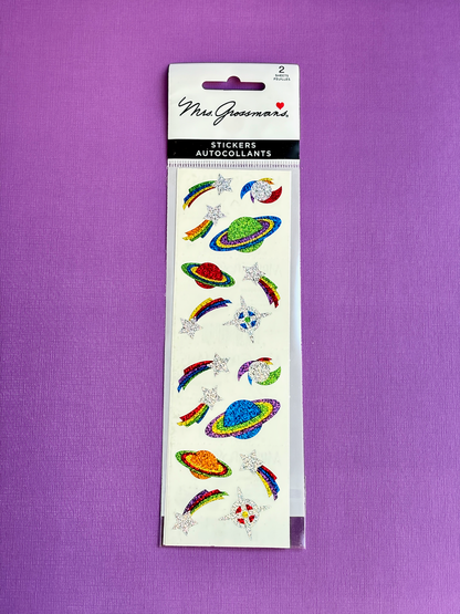Mrs. Grossman's Stickers: Sparkle Space