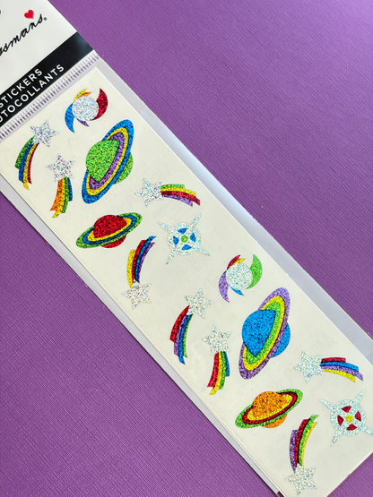 Mrs. Grossman's Stickers: Sparkle Space