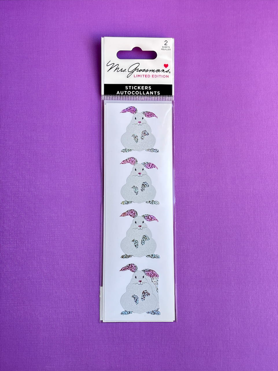 Mrs. Grossman's Stickers: Limited Edition Sweet Bunny