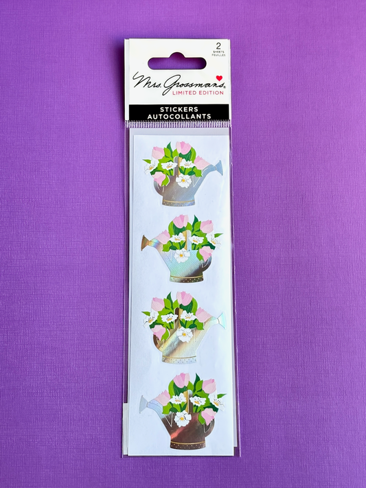 Mrs. Grossman's Stickers: Limited Edition Watering Can