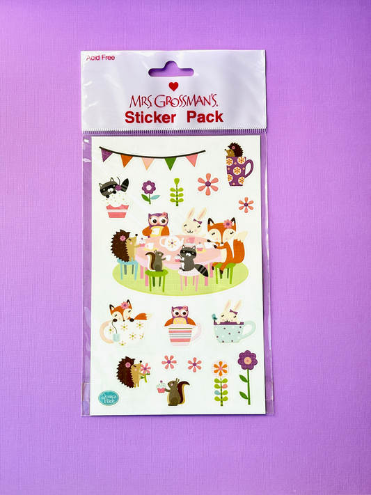 Mrs. Grossman's Stickers: Woodland Tea Party