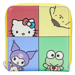 Loungefly x Sanrio: Hello Kitty & Friends Color Block Zip Around Wallet