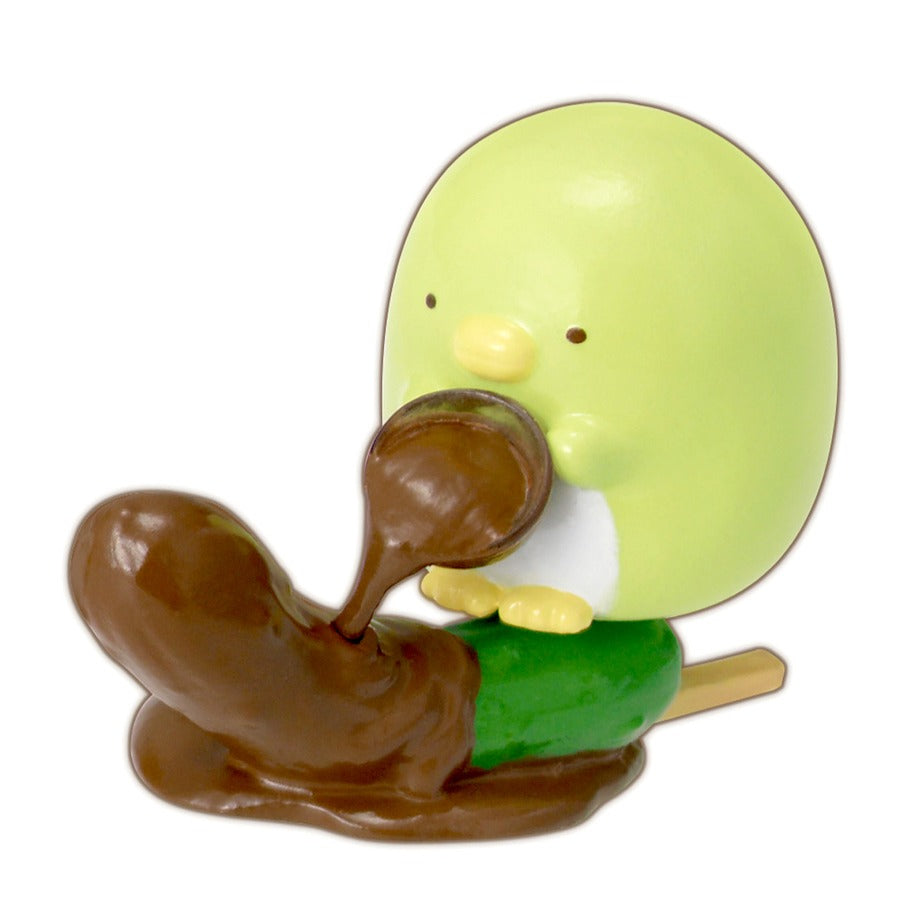 Japanese Re-Ment Sumikko Gurashi Homemade Sweets  Blind Box series Penguin? Chocolate covered Pickle