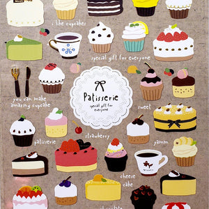 closeup Funny Sticker World Patisserie (Coffee & Sweets) Stickers