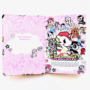 kawaii stationery tokidoki unicorno hard cover notebook inside cover