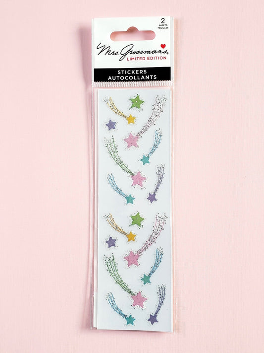Mrs Grossmans limited edition shooting stars stickers